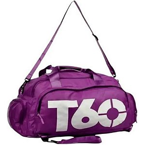 T60- Bolsa Esportiva Multifuncional Transversal- Roxa