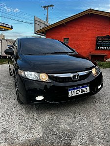(VENDIDO) Honda Civic LXS 2009 preto 1.8 cambio manual, IPVA 2025 pago, completo, perfeito estado
