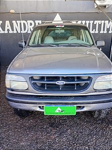 Ford Explorer XLT 1997 prata, motor V6 vertec, ótima mecanica, bom de pneu, boa pintura, gasolina e GNV, completa
