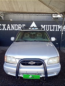 (VENDIDO) Chevrolet S10, 1998, prata, cabine dupla, completa, pneus bons, estofamento bom, interna boa, mecanica boa