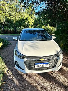 Chevrolet Onix LTZ 1.0 turbo 2023 branco, hatch, completo, manual, quilometragem km baixa, carro super inteiro, flex