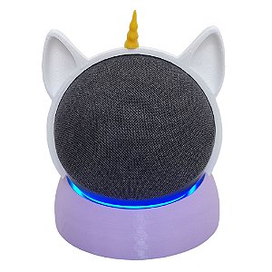 Suporte Para Alexa Echo Dot 4 e Echo Dot 5 Unicórnio