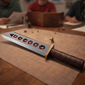 Porta Dados Rpg Espada