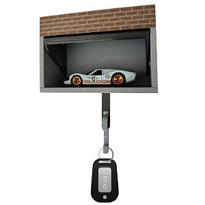 Porta Chaves Garagem Carrinho Automobilístico