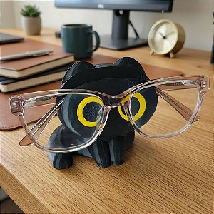 Porta Óculos De Gato Gatinho Fofo Decoração