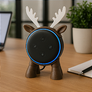 Suporte Alexa Echo Dot 3 Rena De Natal