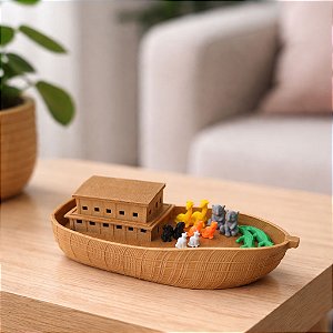 Arca de Noé enfeite com Animais