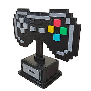 Troféu Gamer Controle Vídeo Game