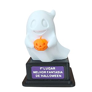 Troféu Halloween Fantasma 3d