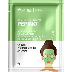Máscara Facial Feel Off Pepino 8g - Skincare - Max Love
