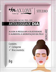 Mácara Facial Peel Off Antioleosidade Dia 8g - Skincare - Max Love