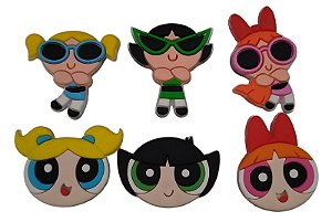 Pingentes e Bottons das Meninas Super Poderosas