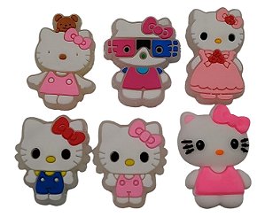 Pingentes e Bottons da Hello Kitty