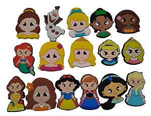 Pingentes e Bottons das Princesas da Disney