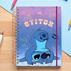 Caderno Smart Univ. Com Folhas Reposicionáveis - Stitch - Ref. 4512 - Disney Original - DAC - 1 unidade - Rizzo