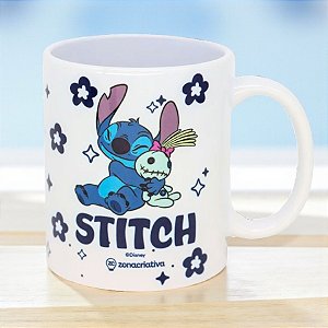 Caneca Pop New Gift Stitch Sonhando com OHANA - 350ml - Disney Original - 1 unidade - Rizzo
