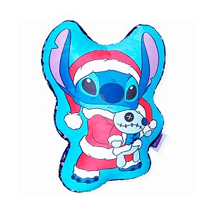 Almofada Happy Stitchmas - 40cm - 1 unidade - Disney Original - Rizzo