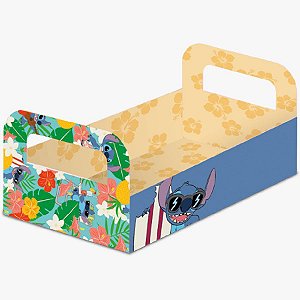 Caixote de Papel Cartão M - Stitch - 1 unidade - Disney Original - Rizzo
