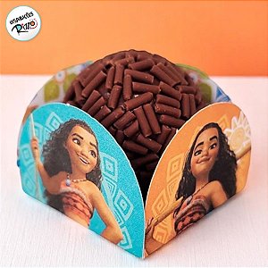 Porta Forminha - Moana  - 50 unidades - Disney Original - Rizzo