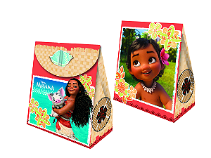 Caixa Leiteira Festa Moana - 8 Unidades - Disney Original -  Festas