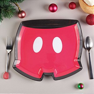 Bandeja Decorativa - Calça Mickey - 19x18cm - 1 unidade - Disney Original - Rizzo