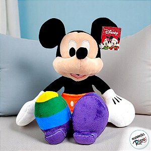 Pelúcia Mickey com Roupa LGBTQIA+ 42cm - 1 unidade - Disney Original - Rizzo
