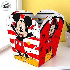 Cachepot de Papel - Mickey Mouse - 4 unidades - Disney Original - Regina