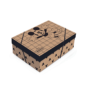 Caixa para Presente com Tampa  - Mickey Kraft - 01 unidade - Disney Original - Rizzo