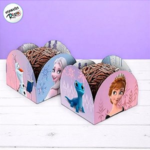 Porta Forminha - Frozen  - 50 unidades - Disney Original - Rizzo