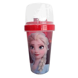 Mini Shakeira com Tampa Frozen Elza 320ml - Disney Original - Rizzo