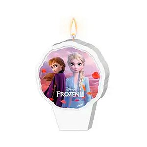 Vela Festa Frozen 2 - 01 unidade - Disney Original - Rizzo