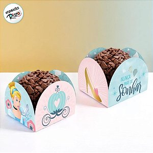 Porta Forminha - Festa Cinderela - 50 unidades - Disney Original - Rizzo
