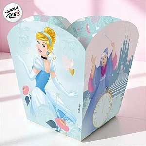 Cachepot Festa Cinderela - 04 unidades - Disney Original - Regina