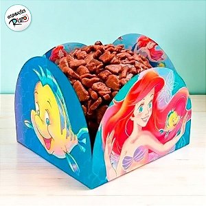 Porta Forminha - Pequena Sereia Ariel  - 50 unidades - Disney Original - Rizzo