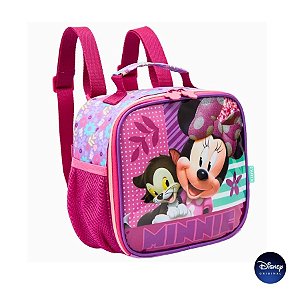 Lancheira Térmica Escolar Com Zíper - Minnie - Disney Original - 1 unidade - Rizzo