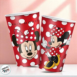Copo Papel 180ml - Minnie - 8 unidades - Disney Original - Rizzo