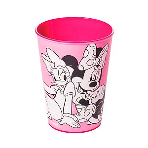 Copo de Plástico Festa Minnie e Margarida Rosa 320Ml - Disney Original - Rizzo Promoção