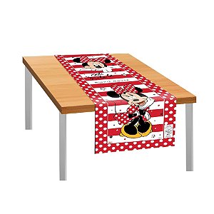 Trilho de Mesa - Minnie Mouse - 40cm x 200cm - 1 unidade - Disney Original - Rizzo