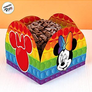 Porta Forminha - Minnie Pop It - 50 UN - Disney Original - Rizzo