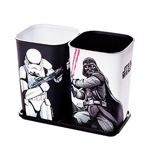 Porta Canetas Com Bandeja - Star Wars - 2 unidades - Disney Original - Rizzo