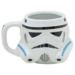 Caneca Formato Stormtrooper Star Wars - 500ml - Disney Original - 1 Un - Rizzo