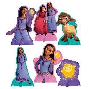 Decoração de Mesa - Wish - 6 unidades - Disney Original - Rizzo