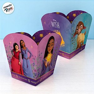 Cachepot de Papel - Wish - 9cm - 4 unidades - Disney Original - Regina