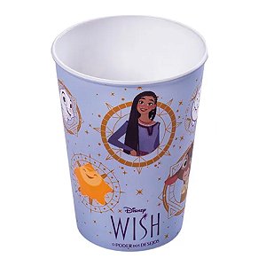Copo de Plástico Wish: O Poder dos Desejos - Lilás - 320 ml - 1 unidade - Disney Original - Rizzo