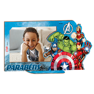 Porta Foto MDF Avengers - 1 Unidade - Disney Original - Rizzo