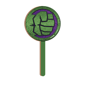 Pick Decorativo MDF Hulk Avengers - 1 Unidade - Disney Original - Rizzo