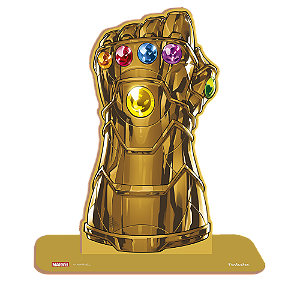 Personagem MDF M Manopla Thanos Avengers - 1 Unidade - Disney Original - Rizzo.