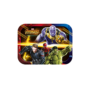 Kit Marmitinha com Tampa Avengers 3 - 08 unidades - Disney Original - Rizzo