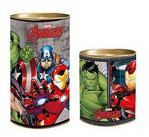 Lata para Lembrancinhas Avengers - 01 unidade - Disney Original - Rizzo