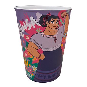 Copo Decorado Festa Encanto Roxo Luisa - Para Colorir - 320 ml  - 1 unidade - Disney Original - Rizzo